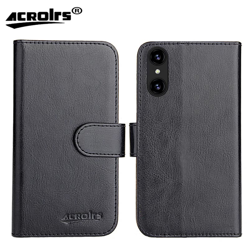 Logicom AERO Case 6.5 "6 colori Fashion personalizza Flip Wallet slot per schede Squirrel Leather Cover protettiva Phone