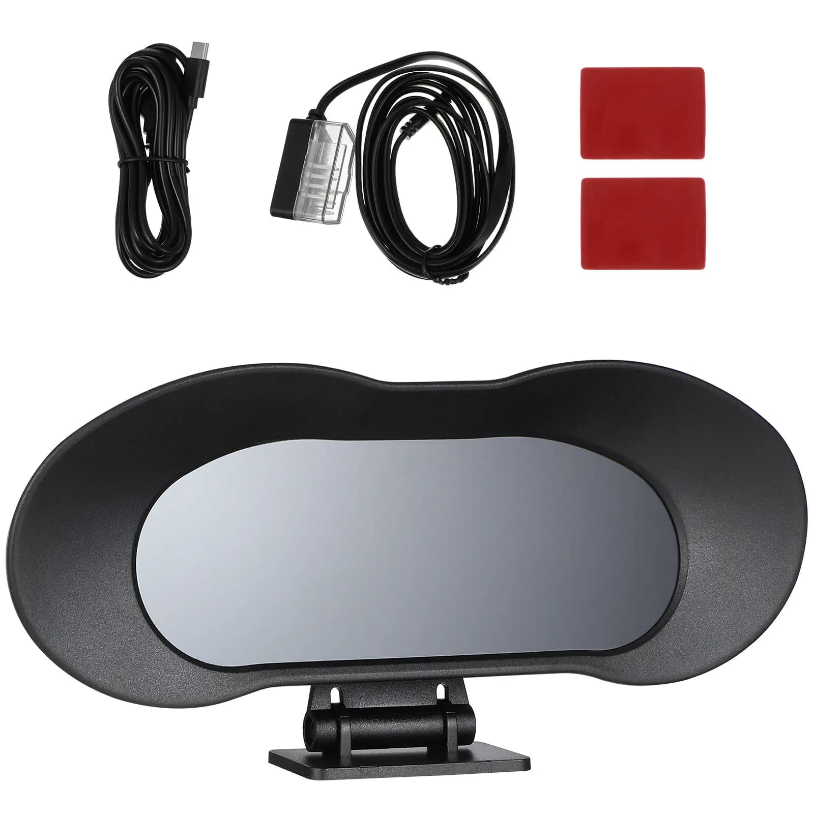 Smart Head-Up Display for Auto with GPS, Digital Speedometer, Inclinometer, Real Time Monitor, LCD Screen Plug and Play