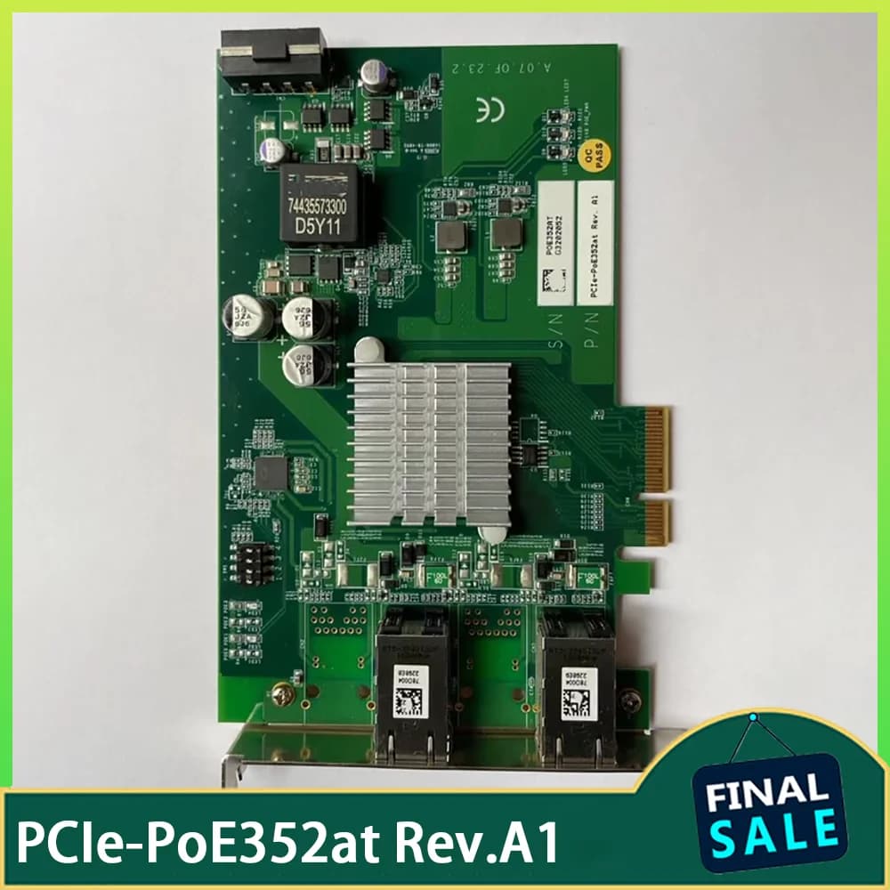 Scheda di acquisizione dati di rete PCIe-PoE352at Rev.A1