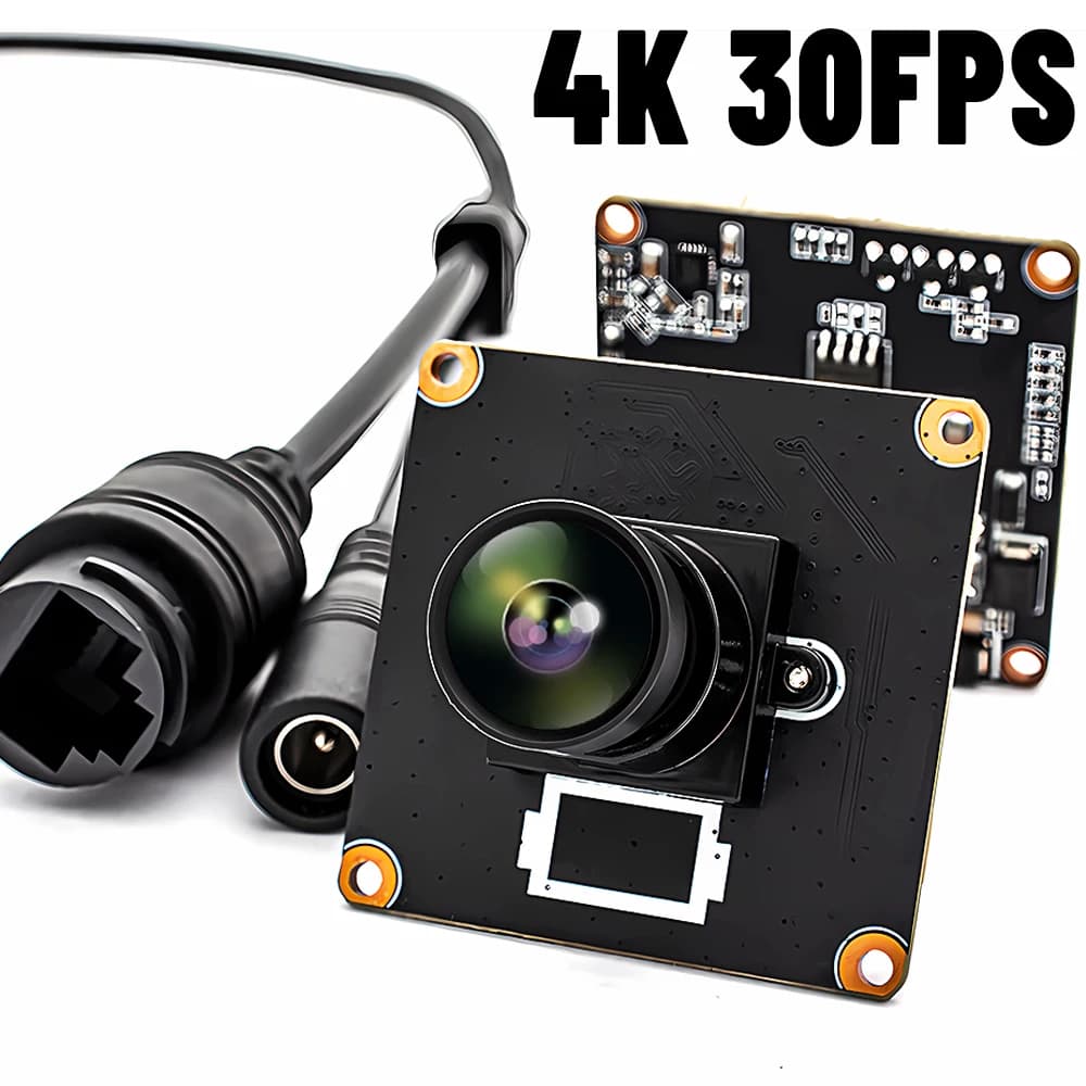 WGWK 4K 30FPS POE 8MP IMX415 real-time low-light sensor 4.0mm 73 ° Webcam Onvif RTSP with lens without distortion