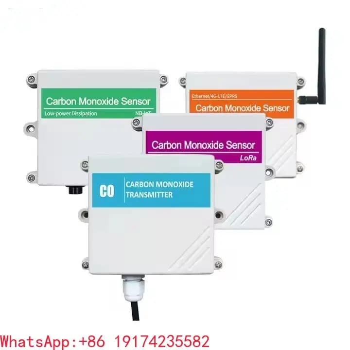 Wall Mounted Carbon Monoxide Co Transmitter Smart Gas Detector Co Sensor Co Sensor