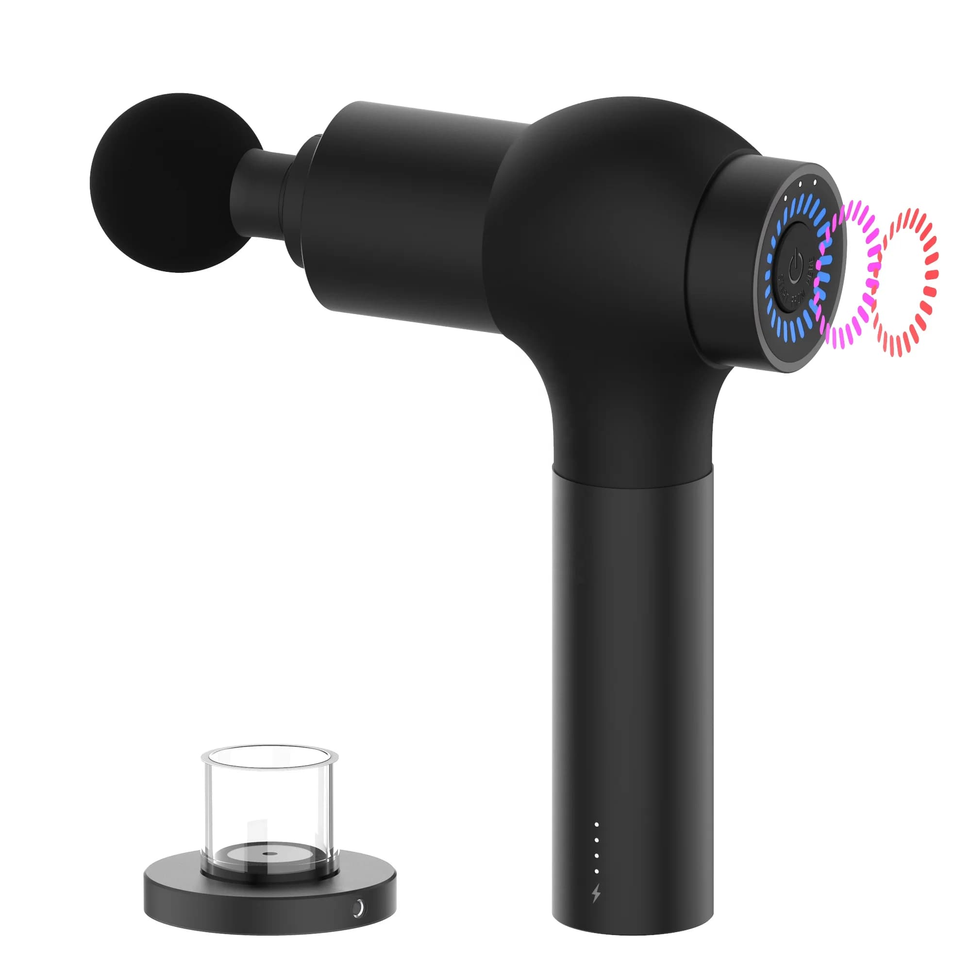 Professional metal massager with deep tissue muscle massage gun Pisolet De