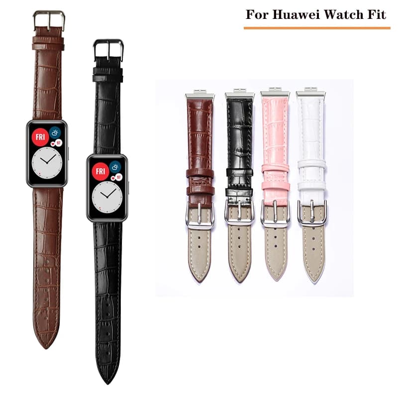 Quality Leather Strap for Huawei Watch Fit Watches Accessories