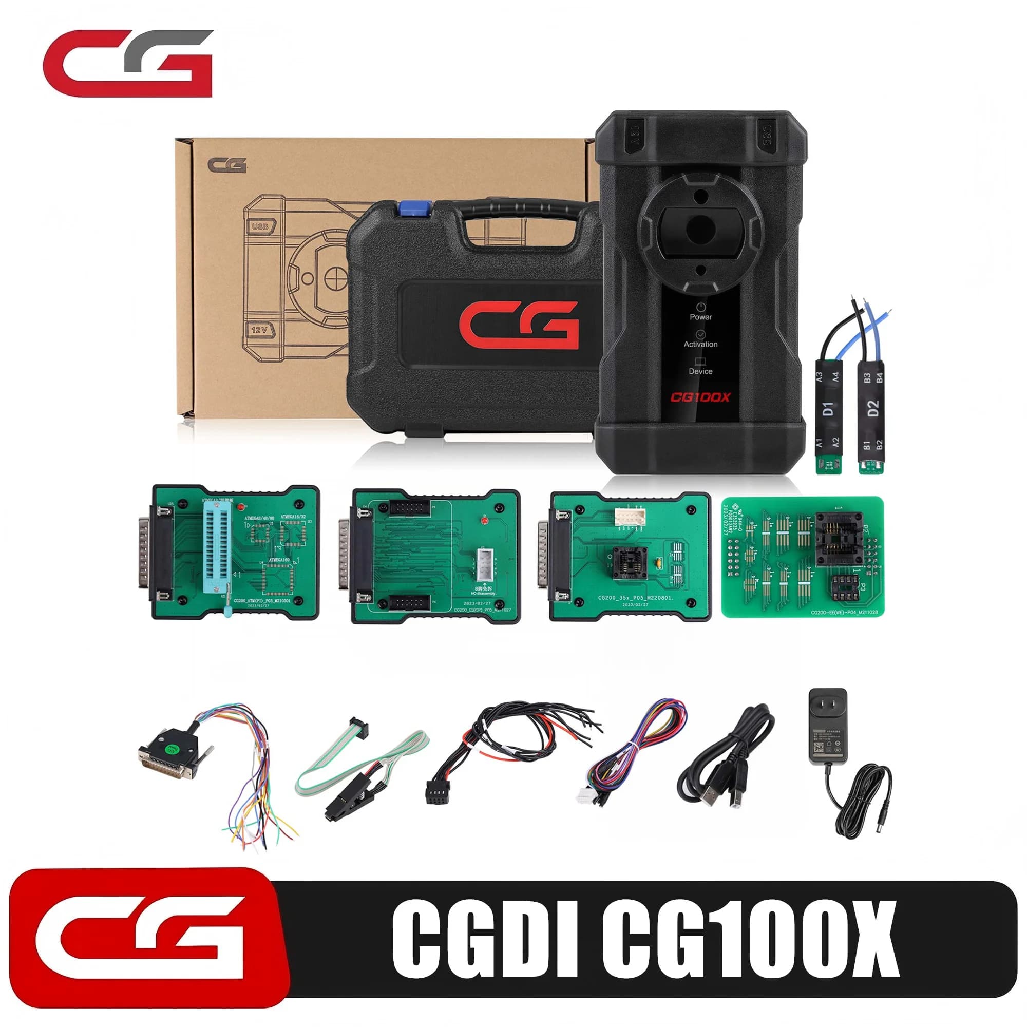 Programmatore CGDI CG100X per Reset Airbag e Lettura Chip, Supporto MQB con Aggiunta RH850 R7F701407