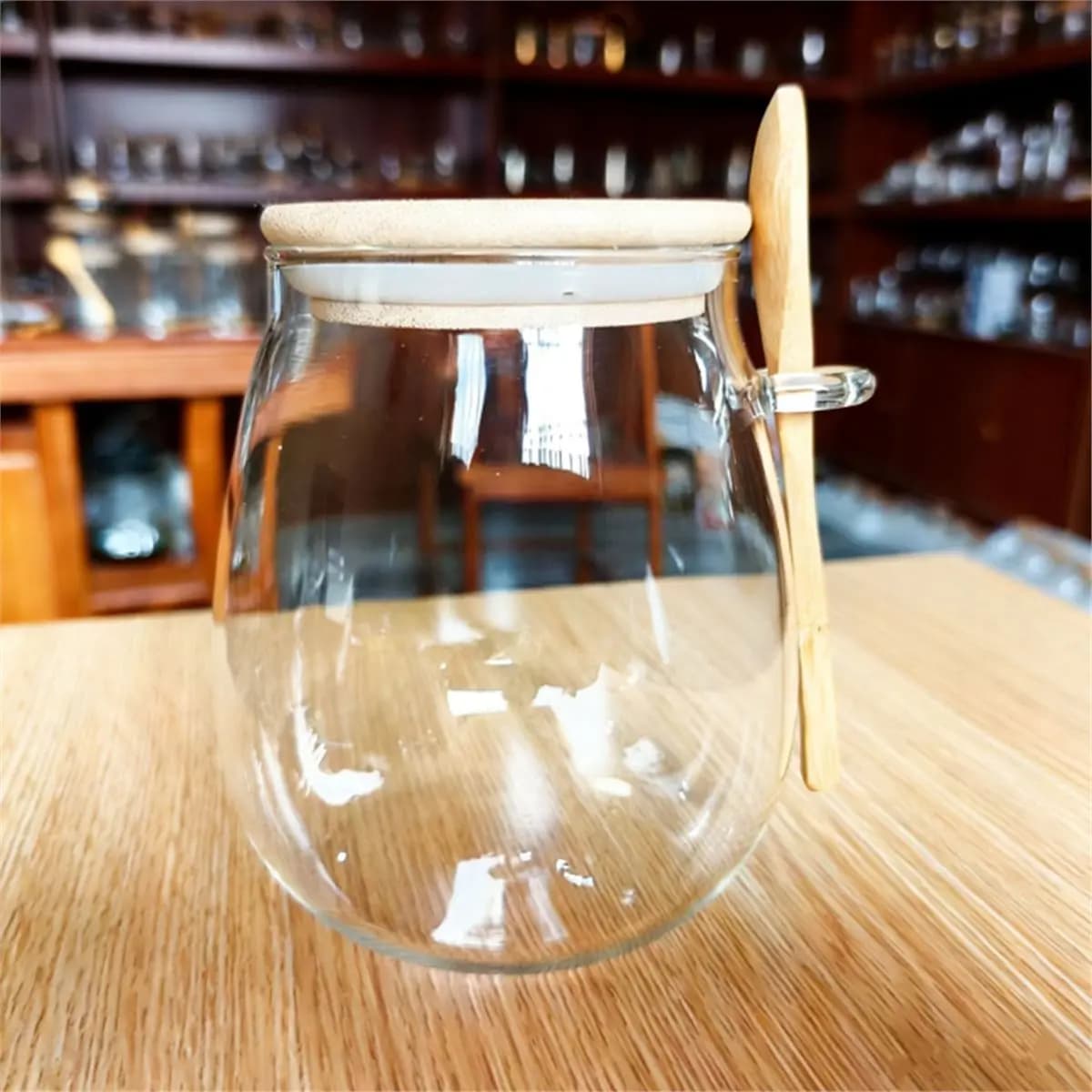 2026 Trend New Hermetic Containers for Food Storage Pots Glass Jar with Lid Sealed Container Sugar Tea Cans