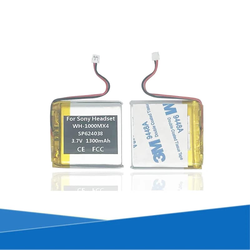 Original Replaces 1300mAh SM-03 SP624038 Battery For Sony WH-1000XM3 WH-1000MX4 WH-XB900N WH-CH710N Headphones