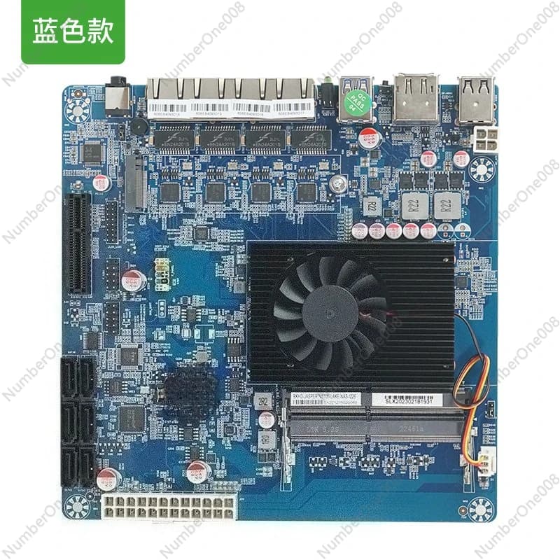 Scheda Madre ITX N5105 per NAS e Router, con Porte Multi 2.5G e SATA per Server Domestico, Sistema di Archiviazione File di Rete