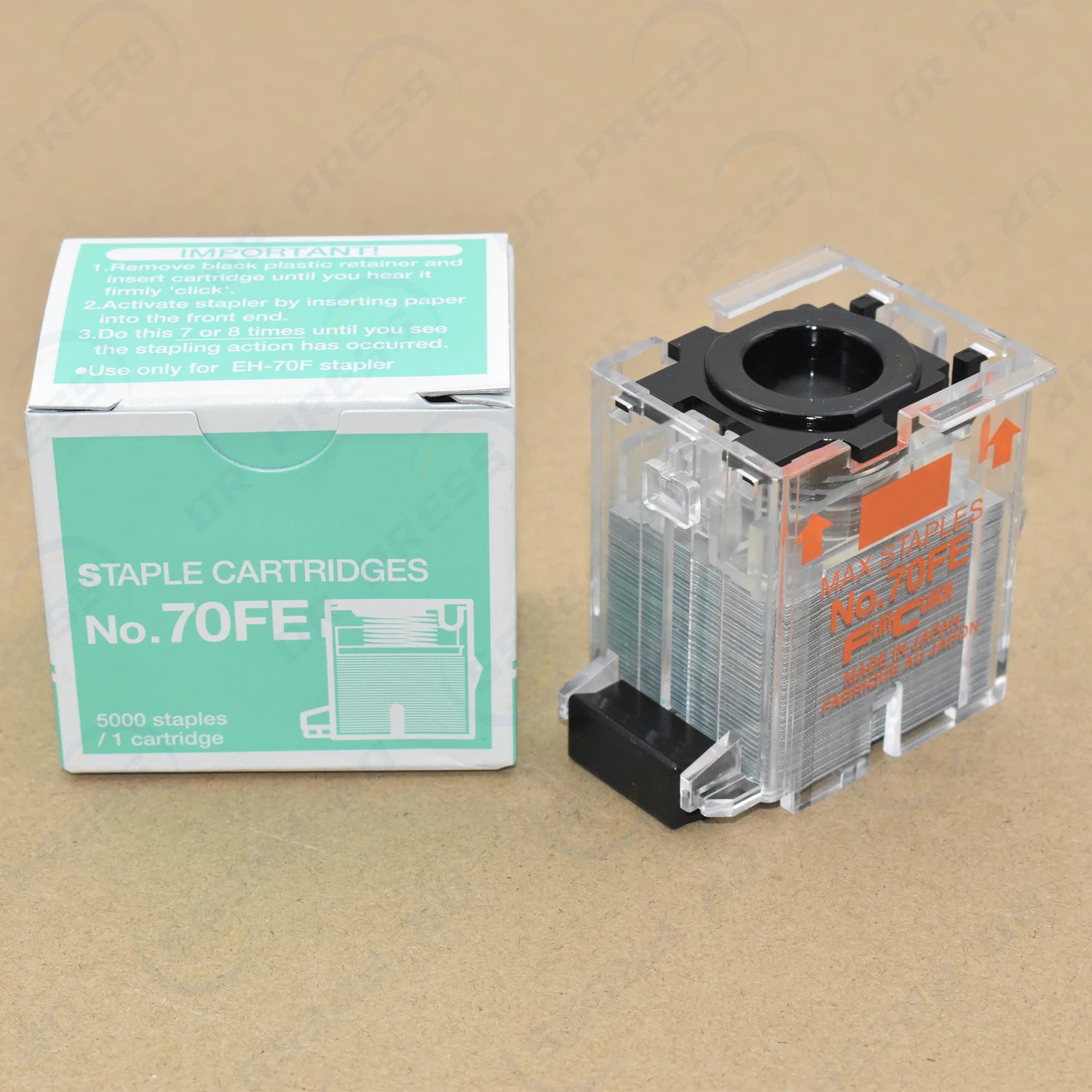Il graffetta NO.70FE si adatta per cucitrice Max EH-70F -5000 pezzi/cartuccia