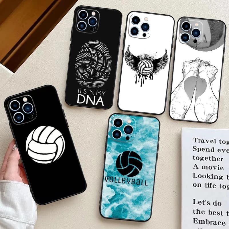 Custodia Sportiva da Pallavolo per Xiaomi Redmi Note 14 13 Pro 12 11 10 15 Pro Plus Redmi 14C 13C 15C 10C 12C 15 Funda