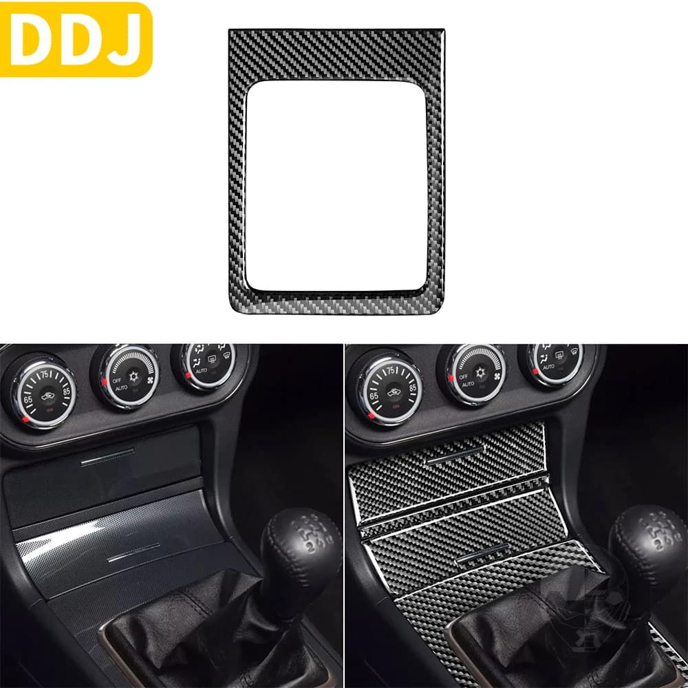 For Mitsubishi Lancer 2010-2015 carbon change manual sticker surround changeable cover accessories change