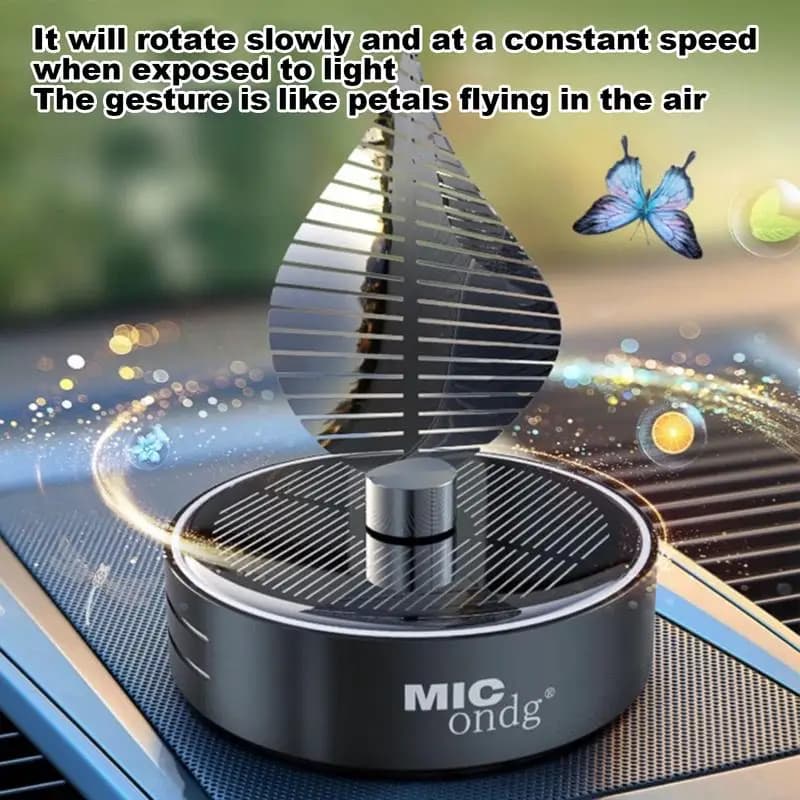 Auto Deodorant Perfume Diffuser for Auto Solar Energy Eco-Scenter Diffuser for Auto Accessories for Interior Decoration