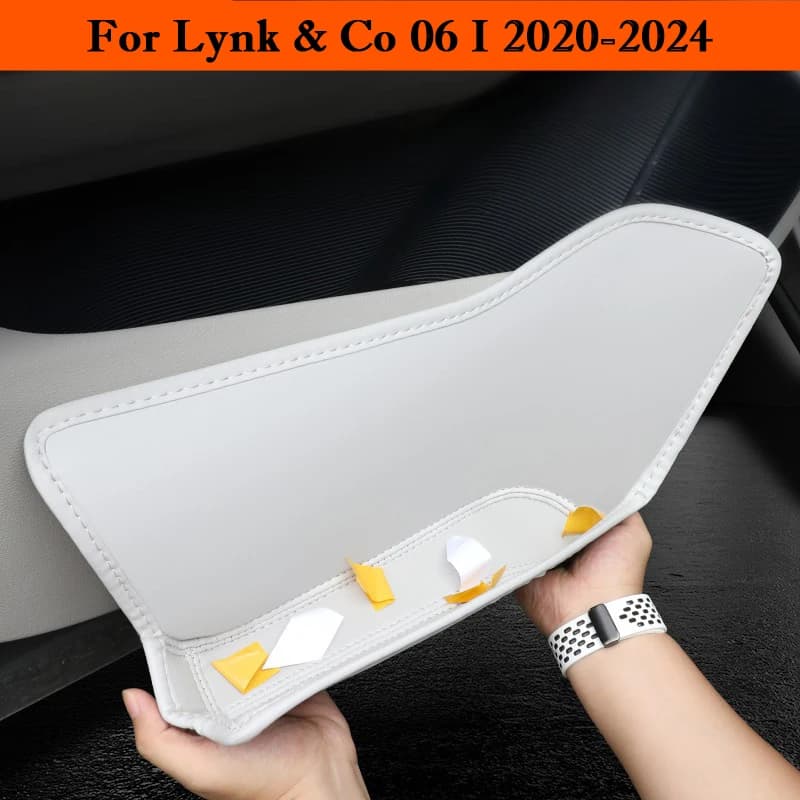 Per Lynk & Co 06 2020-2024 Porta Auto Slot Pad Protettivo In Pelle Impermeabile porta scanalatura Zerbino Barile di Stoccaggio Accessori Interni