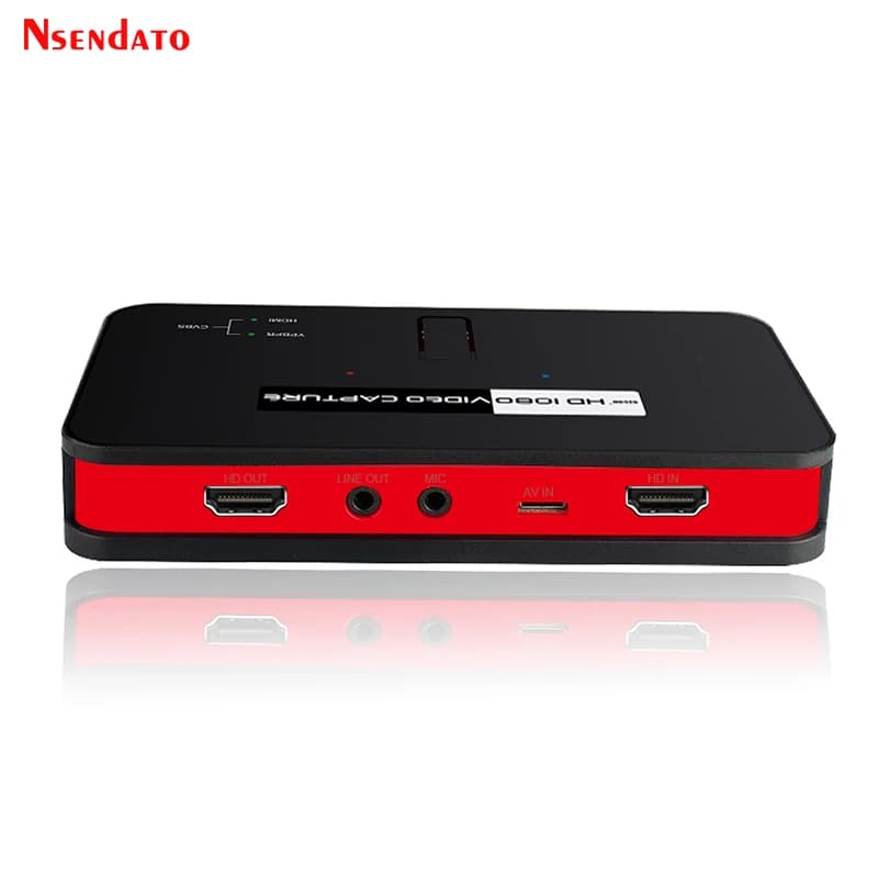 Ezcap 284 Scheda di acquisizione video HDMI 1080P per giochi, Registratore video HDMI AV/YPbPr su USB o Scheda SD per Xbox 360/One, PS4