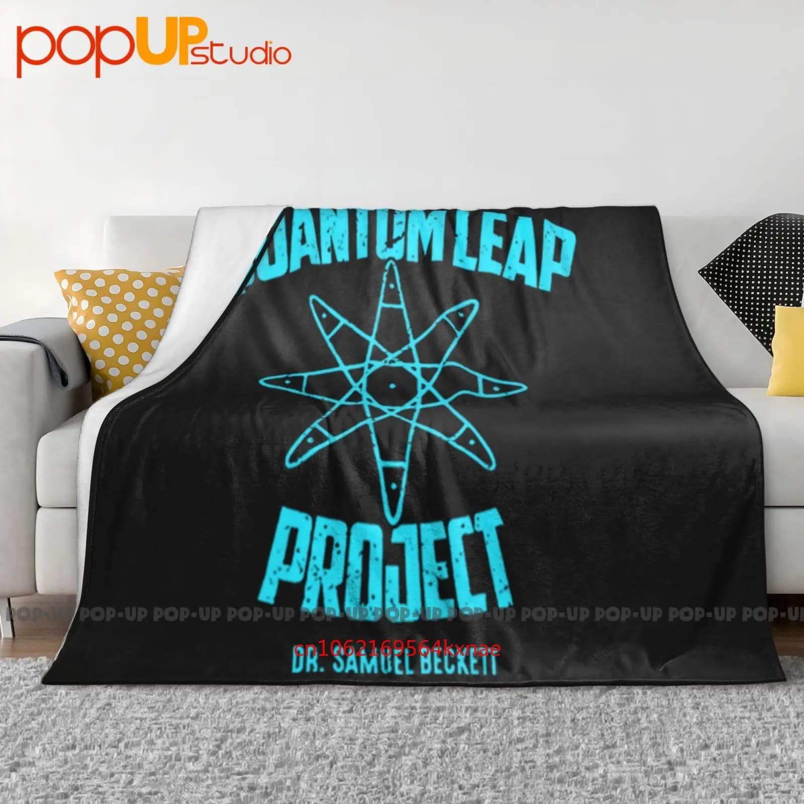 Quantum Leap Project Inspired 80S 90S Tv Show Coperta ultra morbida Trapunta Copridivano invernale Copriletto