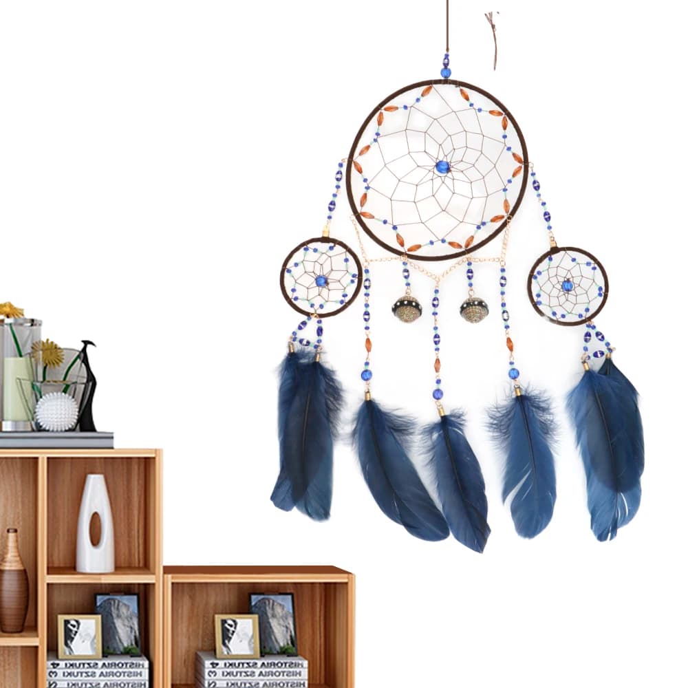 Wall Pendant Girls Room Decor Ornaments Nordic Wall Decoration Indian Feather Hanging Arts Dreamcatcher DIY Handmade