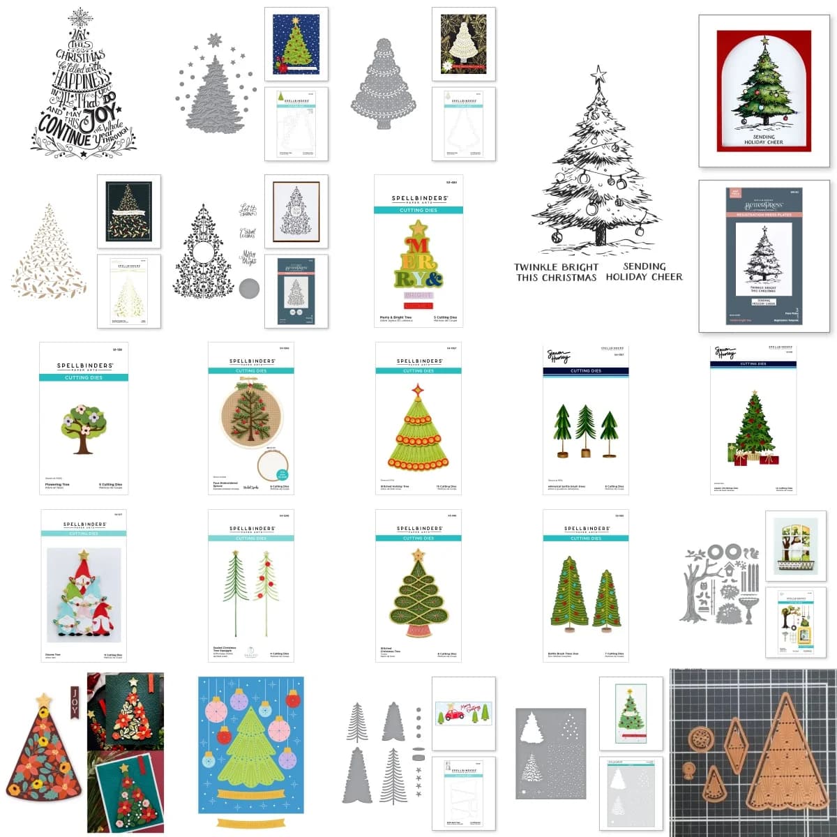 Christmas Tree Metal Cutting Dies for DIY Making Card Scrapbook Embossed Paper Album Craft Supplies Template Decoration 2025 New