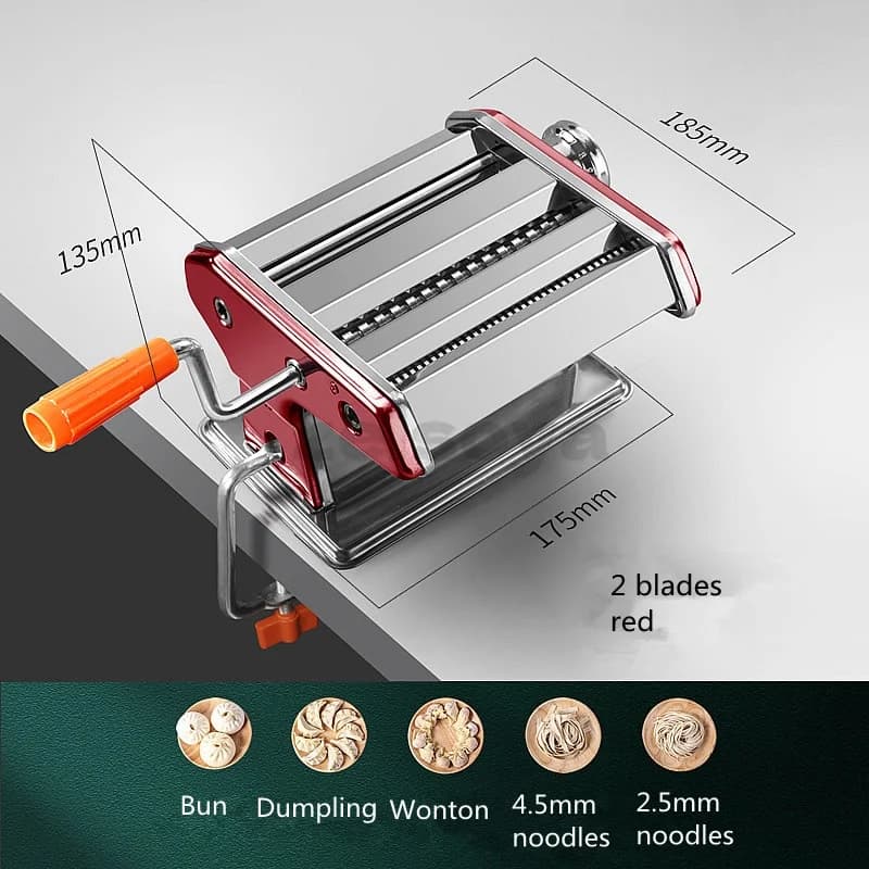 Piccola macchina per noodle domestica Vecchia macchina manuale e laminatrice automatica per pasta, tagliapasta