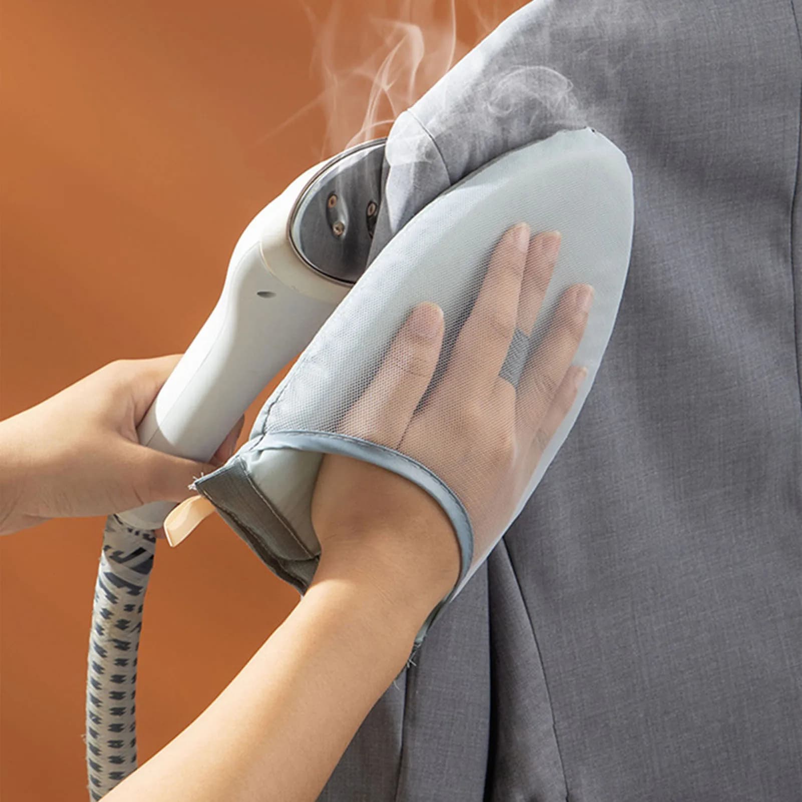 1 Pezzo Mini Asse da Stiro Portatile Resistente al Calore, Tappetino Termico Manuale per Camicie, Cappotti, Magliette, Viaggi, Casa, Cura dei Vestiti