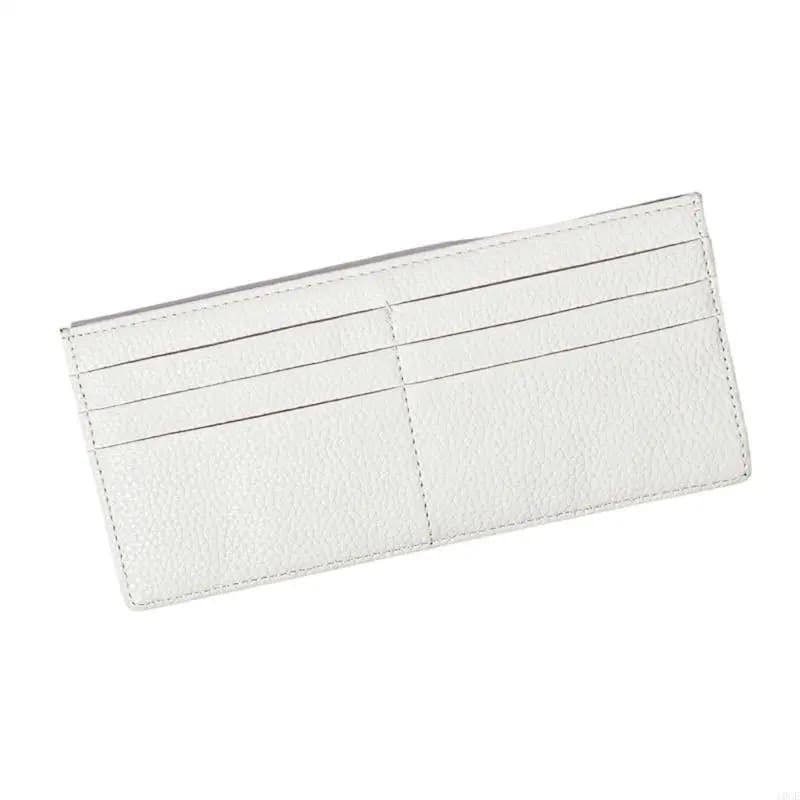 Contemporary PU Leather Wallet Card Pocket System Discreet Closure Practical Construction