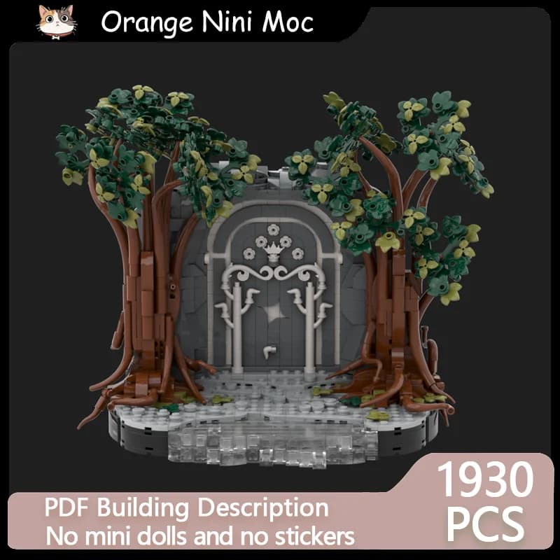 Popolare Set di Costruzioni MOC del Film Ring: La Porta nel Bosco, Tecnologia Modulare, Regalo per le Feste, Giocattolo da Assemblare per Bambini