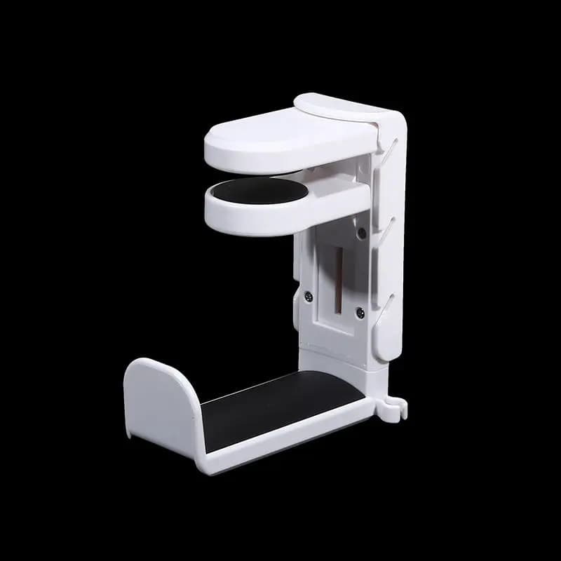 Supporto 3-in-1 per Cuffie da Gaming e Controller con Doppia Base di Ricarica, Organizzatore da Scrivania, Regalo per Giocatori