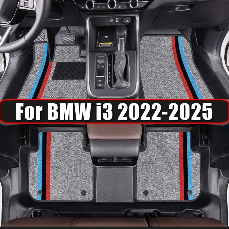 Per BMW i3 2022-2025, ix3 2020-2022 Tappetini Auto 3D in TPE Impermeabili per Tutte le Stagioni Set 3 Pezzi Accessori Interni Styling