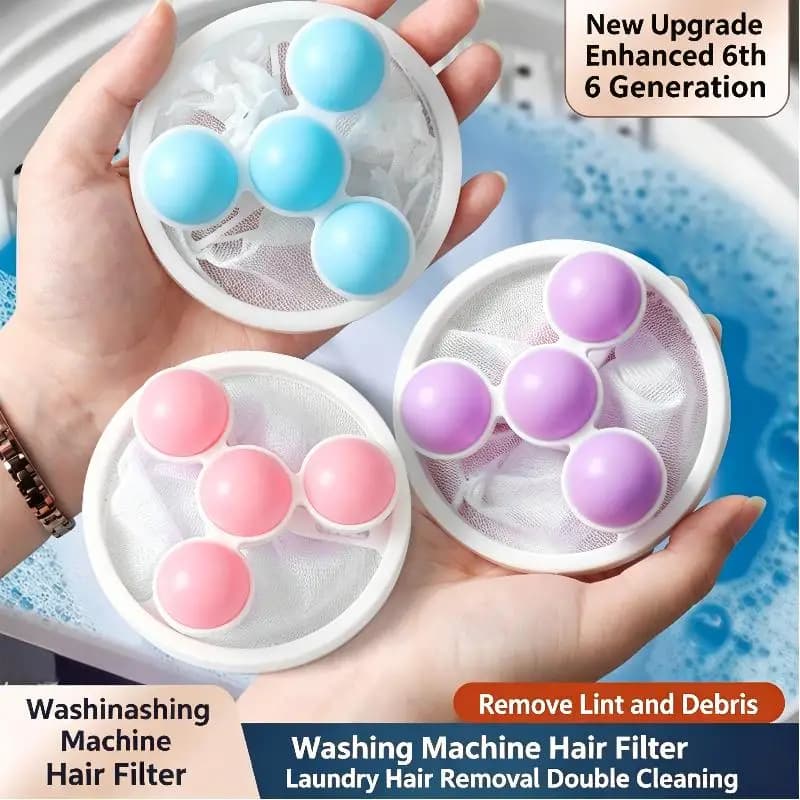Reusable Washing Machine Lint Hair Catcher Bag Dirt Collection Filter for Pet Hair Fuzz Removal Laundry Clothes Cleaning Tool