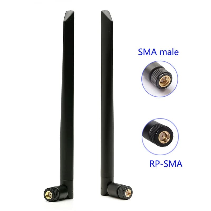 1PCS 2.4Ghz 5Ghz 5.8Ghz Dual Band WIFI Antenna 10dbi Universal Antenna for Amplifier WLAN Router Signal Booster Antenna