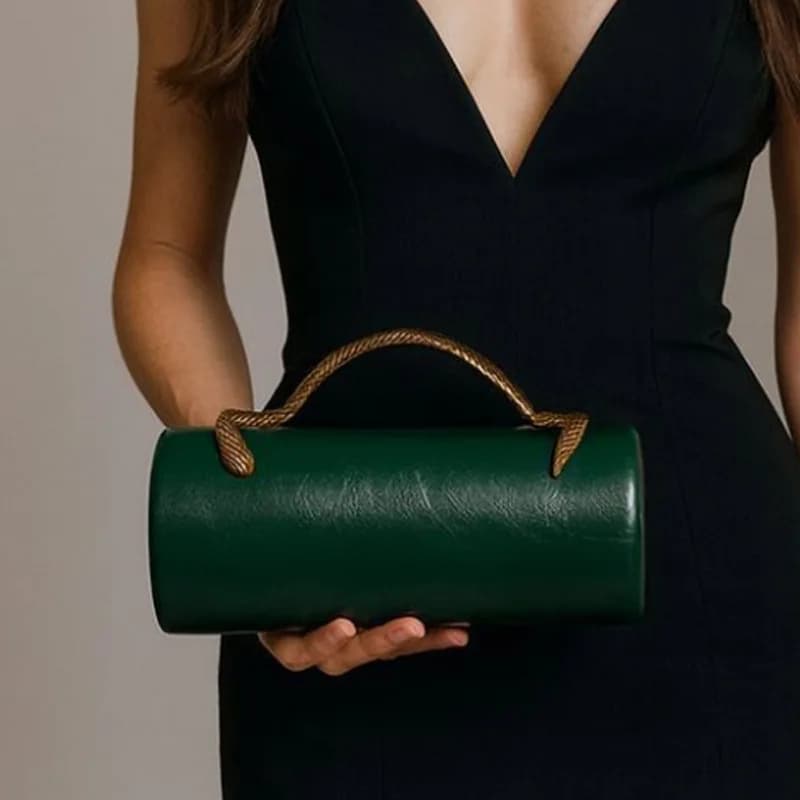 Borsa da donna in oro di lusso Borsa da sera con design in pelle PU alla moda Borsa a tracolla Borsa a tracolla Borsa da cena