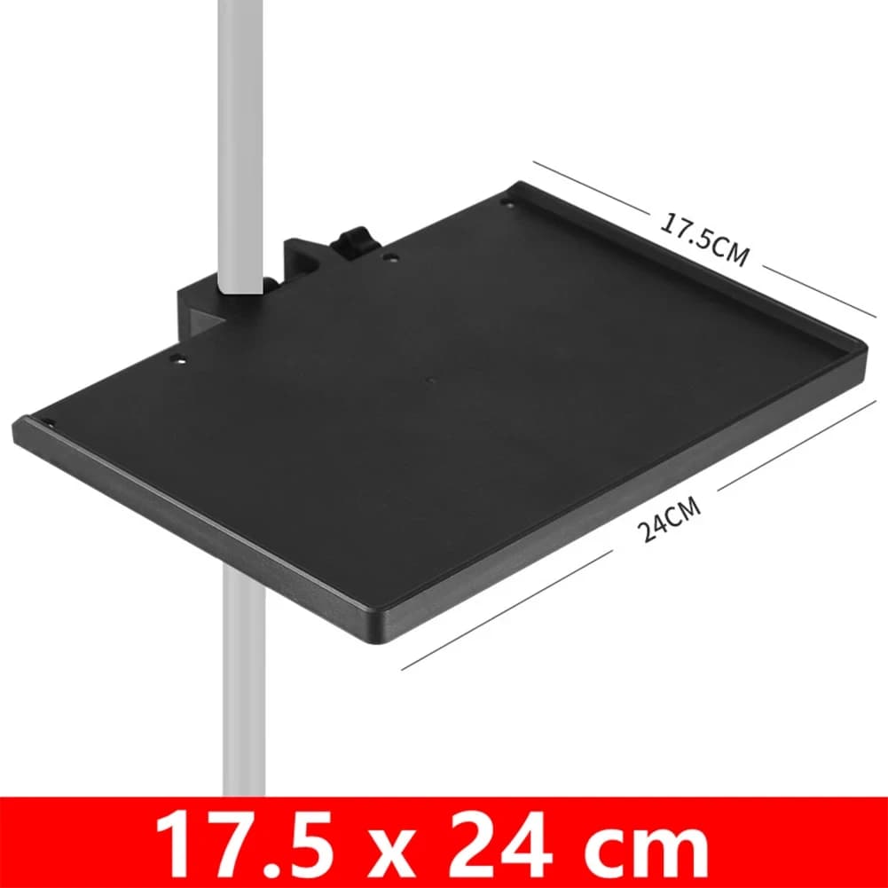 Vassoio per scheda audio Supporto per microfono universale Clip per vassoio scheda audio per staffa per treppiede Supporto per supporto per rack per microfono per trasmissione in diretta
