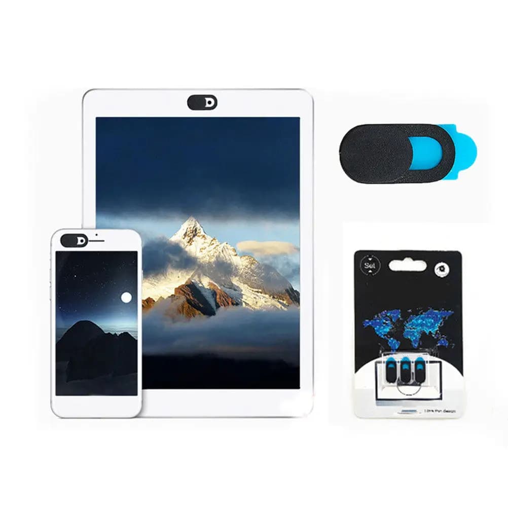 9Pcs Webcam Cover Privacy Slide Anti-Peep for Smartphone Laptop Desktop Pc Web Camera Ultra Thin Security Protection
