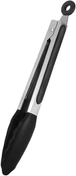 Pinze in Silicone per Alimenti da 9 Pollici, Meccanismo di Bloccaggio per Riporre Comodamente, Resistenti al Calore e Facili da Pulire, Essenziali in Cucina