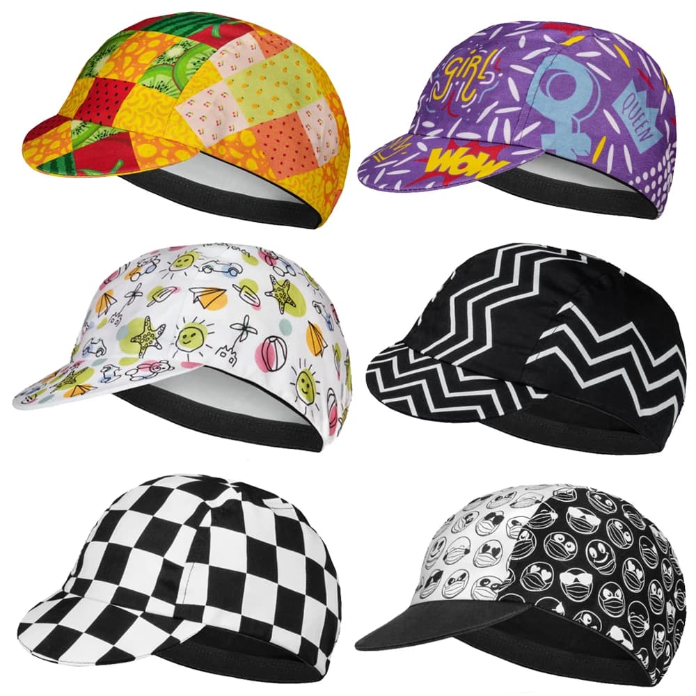 BROOKLYN 1986 Cappelini Da Ciclismo Rosa Blu Giallo Verde Nero Giro di Usura Testa 1975-2020 bici Hatne Formato Misura La Maggior Parte