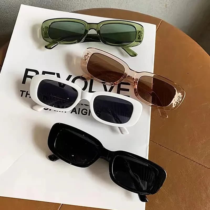 Fashion Anti-Glare Sunglasses Classic Retro Glasses Women Brand Vintage Travel Small Rectangle Sun Glasses Man Eyewear uv400