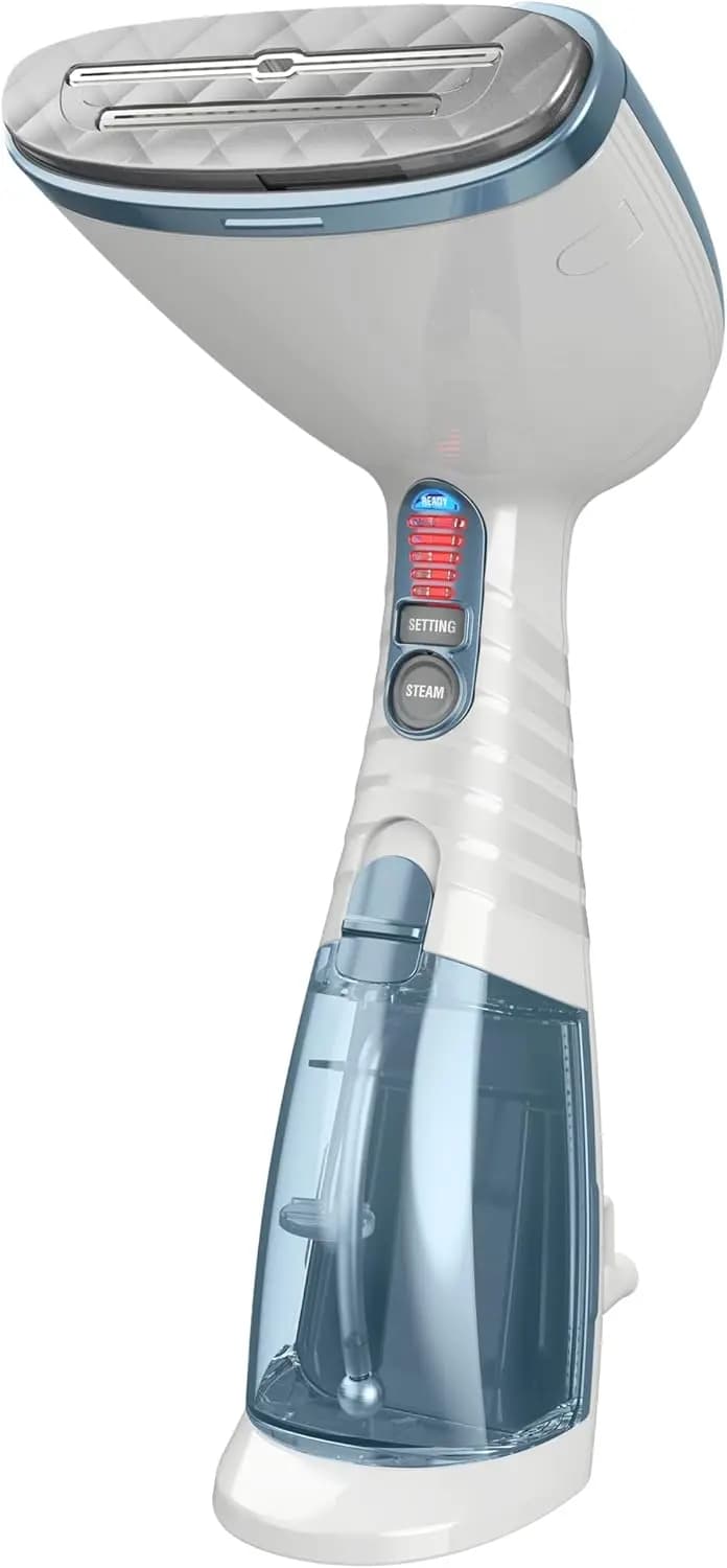 Vaporizzatore Portatile per Vestiti, Stiratore a Vapore per Tessuti, Design Compatto e Maneggevole, Potente