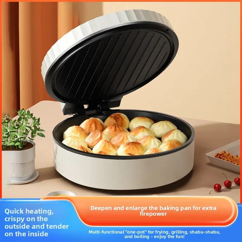 New electric pancake pan for household frying roasting stir-frying multifunctional all-in-one pancake machine, breakfast machine