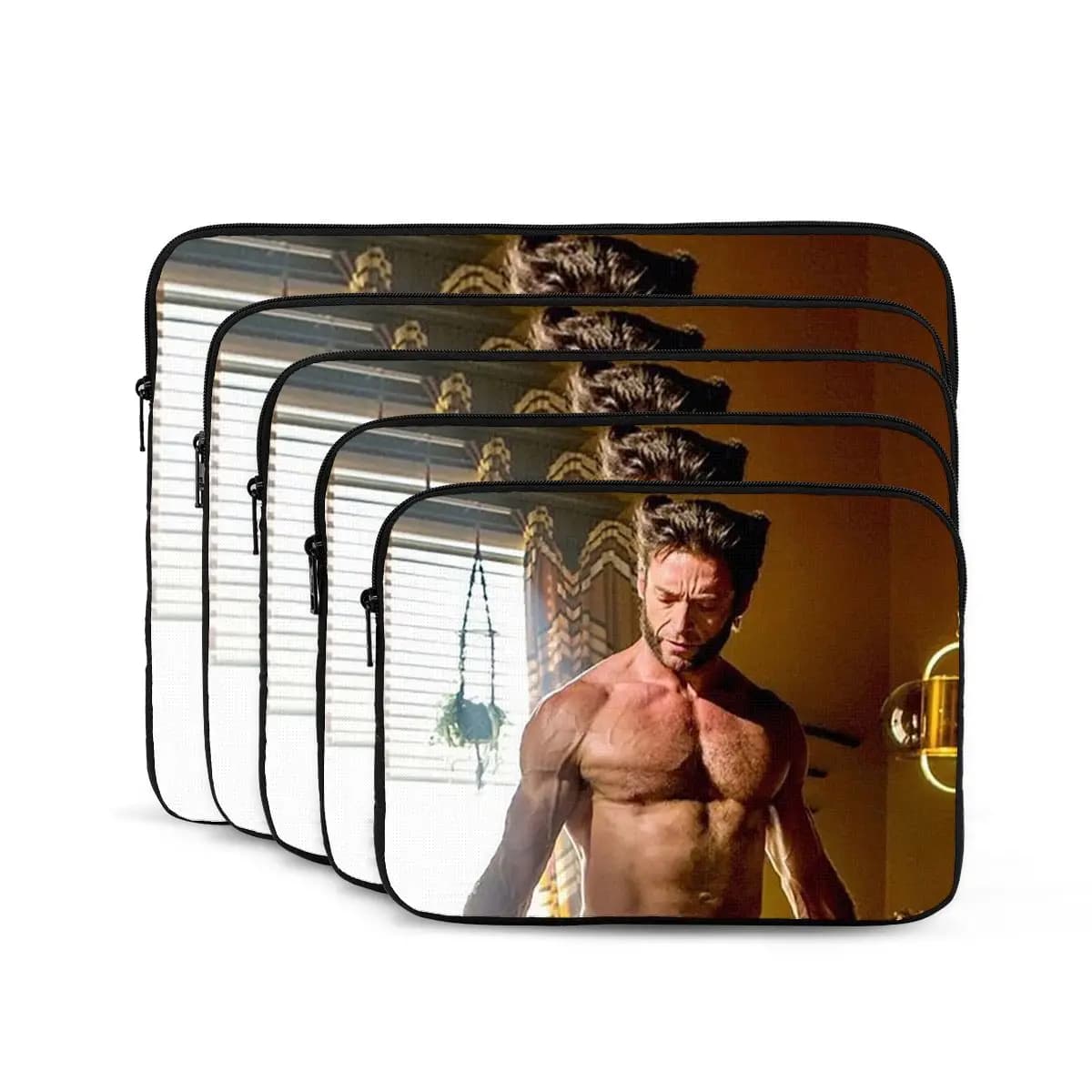 Hugh Jackman Custodia per laptop per notebook Custodia per custodia per notebook da 10 12 13 15 17 pollici Custodia antiurto per tablet