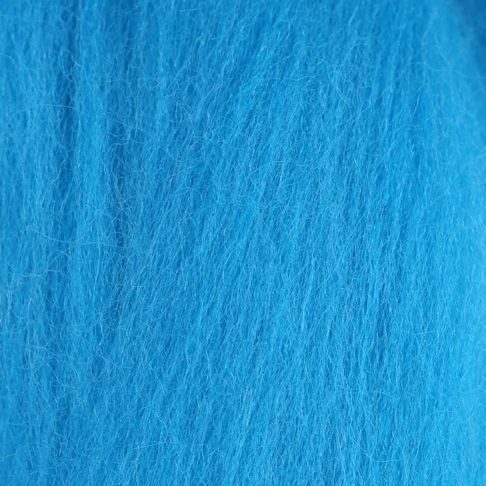Felt Making 55g Colored Needle Felting Wool Soft Texture Blue Wool Roving Felting Wool Handiwork Projects