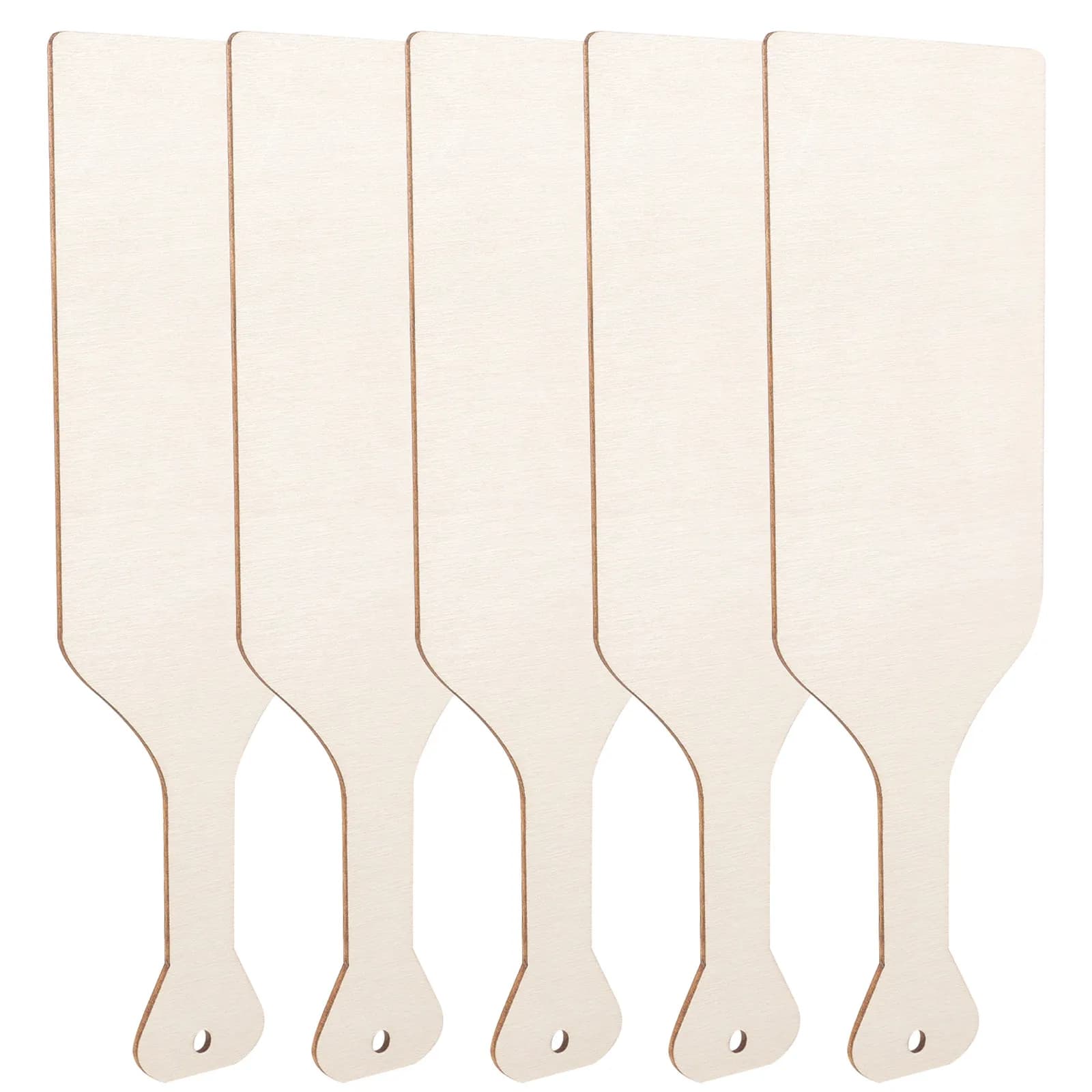 Set di 5 Taglieri in Legno Grezzo per Fai-da-Te, Lisci e Levigati, Ideali per Pane, Servizio, Sottopiatti e Oggetti Fotografici
