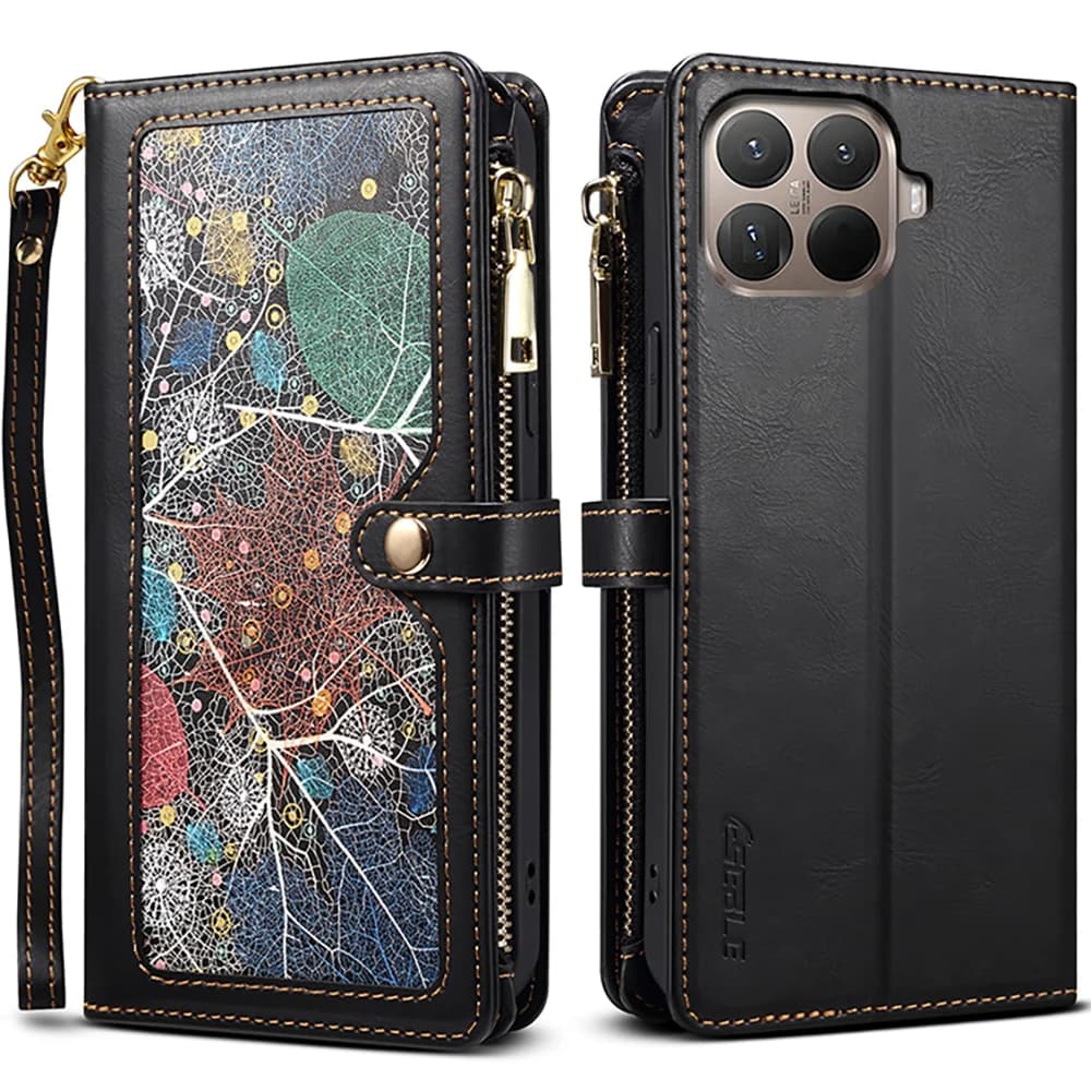 Custodia Flip per Xiaomi 15T Pro 5G 2025 Crossbody 8 carte con cerniera in pelle RFID Fonda per Xiaomi 15T Cover di lusso Mi 15T 15 T Pro Etui
