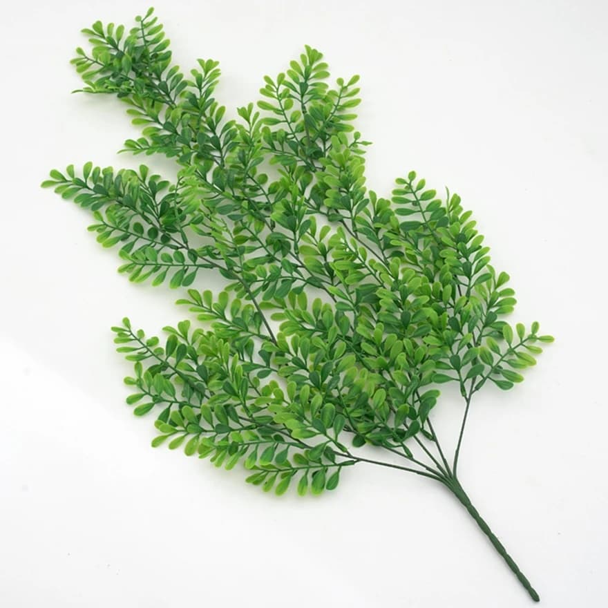 1Pc Fern Rattan Artificial Plastic Plants Home Table Windowsill Door Wall Hanging Christmas Wedding Diy Decor Photography Props
