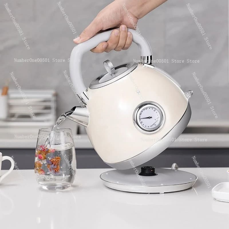 304 stainless steel electric kettle with automatic shutdown for home Vintage isolated hot water kettle