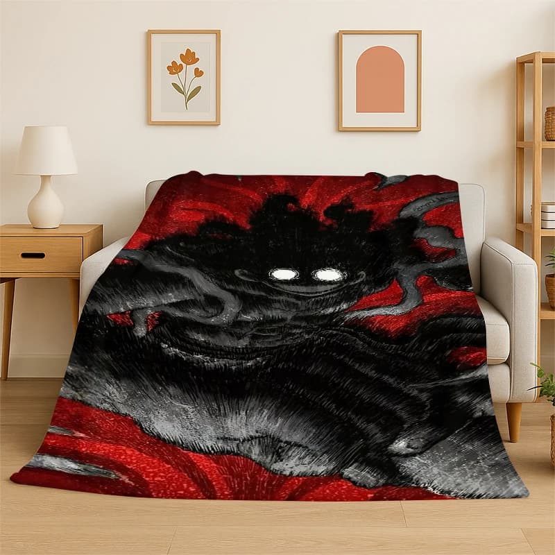Coperta in flanella morbida e calda con personaggio anime Zoro di One Piece, ideale per camera da letto, soggiorno, letto, viaggi, campeggio, picnic, bambini