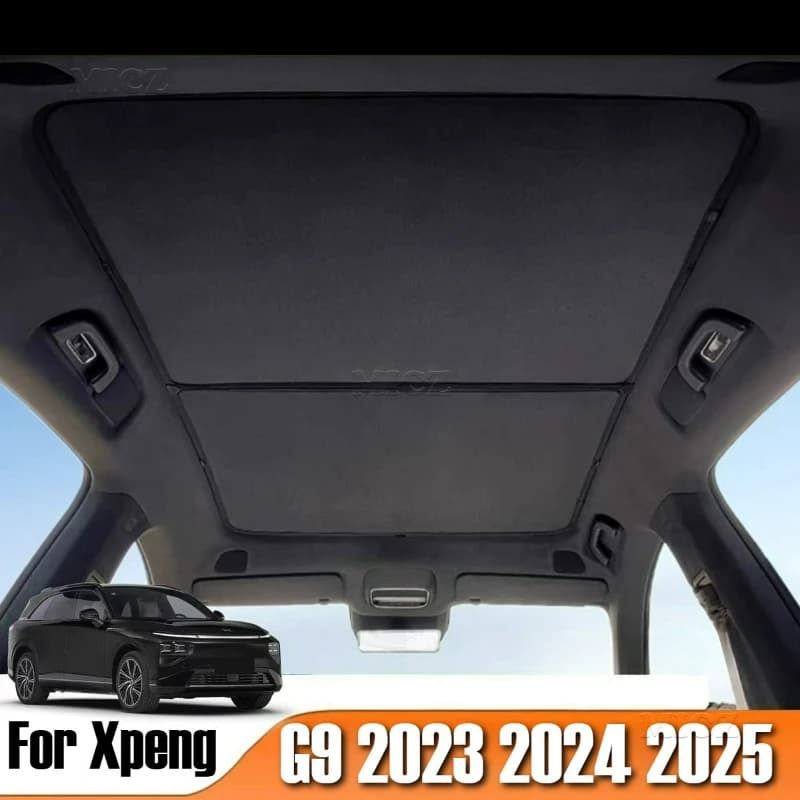 Per Xpeng G9 2023 2024 2025 Accessori Auto Clip Tende Da Sole Tetto di Vetro Parasole Anteriore Posteriore Tetto Apribile Lucernario Visiera Tenda