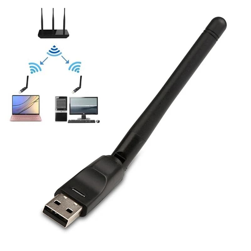 150Mbps Wireless Network Card Mini USB WiFi Adapter LAN Wireless Wifi Receiver Antenna For PC Laptop Windows Network Accessories