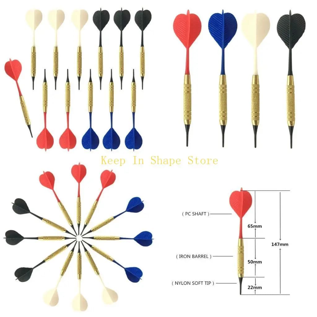 U1JC 12pcs/set freccette nylon morbida del pezzi per casa gambe plastica elettronica B
