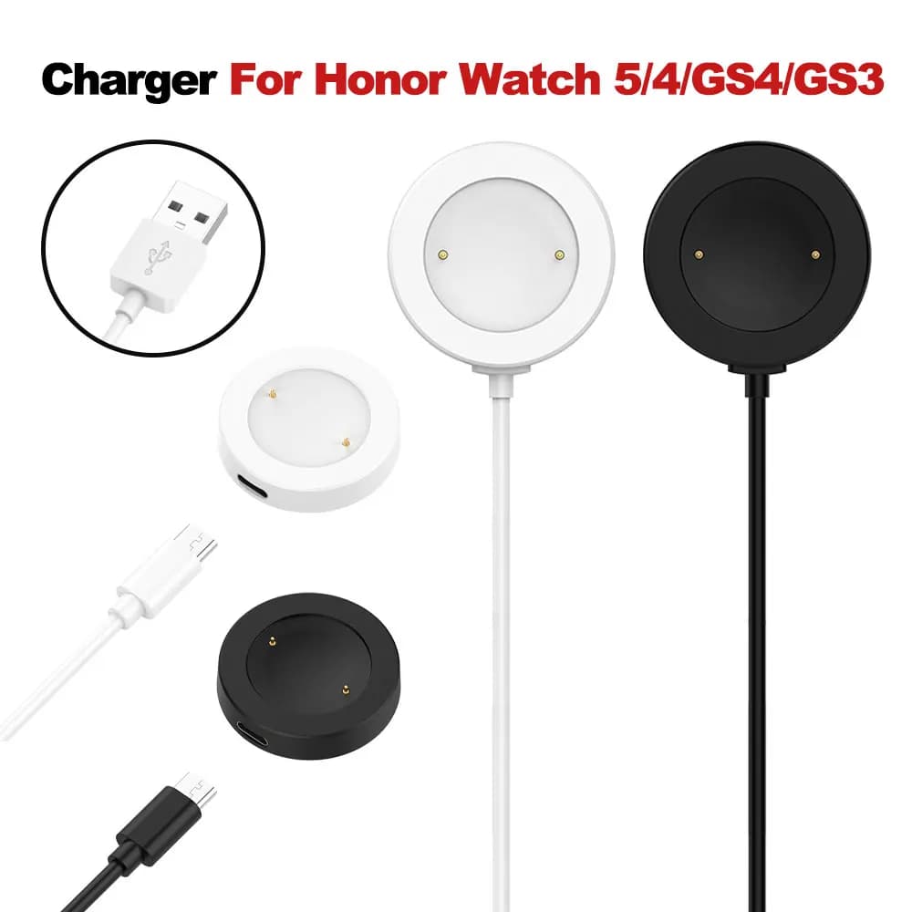 USB Cable Charger For Honor Watch 5 4 Charging Adapter Station For Honor Watch GS4 GS3 Charging Cable Dock