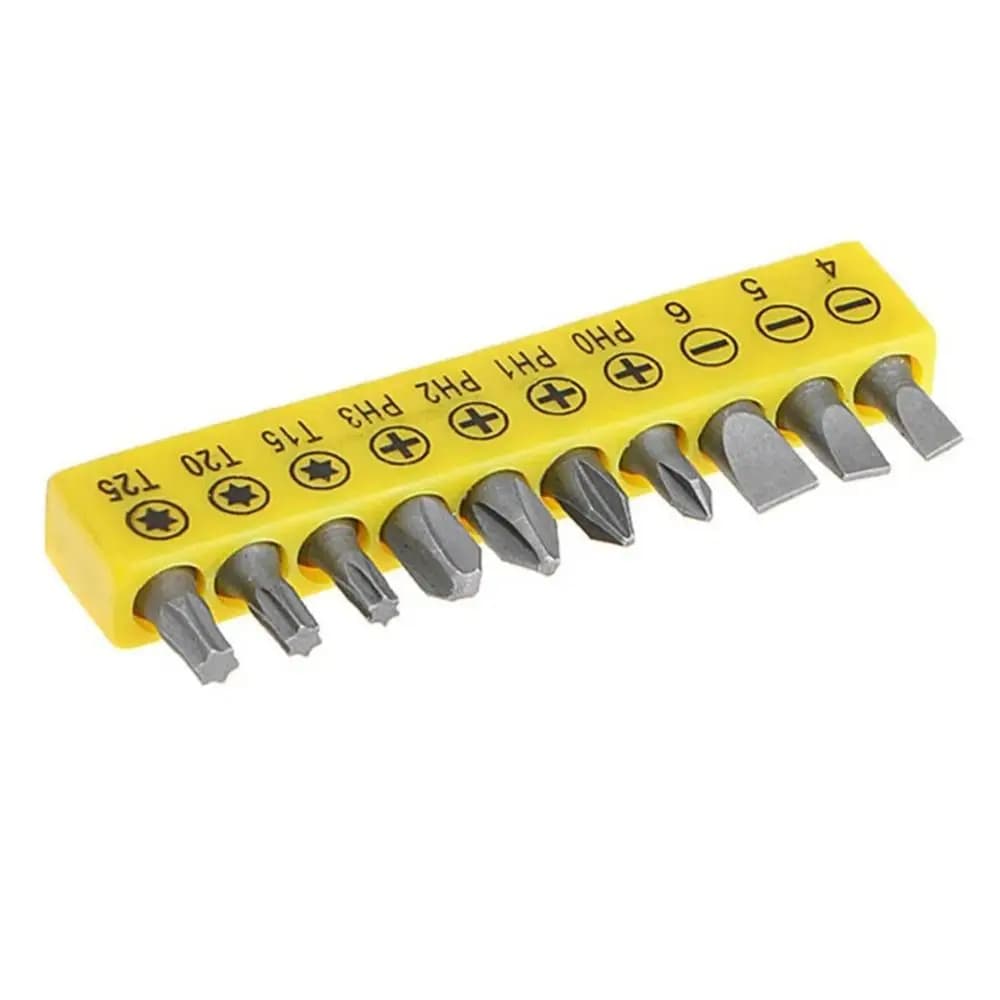 Cacciavite Rinforzato Red Hat 180 Gradi PH0 PH1 PH3 T15 T20 T25, Durevole, Antiscivolo, Magnetico e Compatto