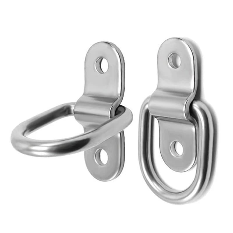 10 pezzi a forma D, gancio ancoraggio per ancoraggi, anello ancoraggio per carico, per auto, camion, rimorchi,