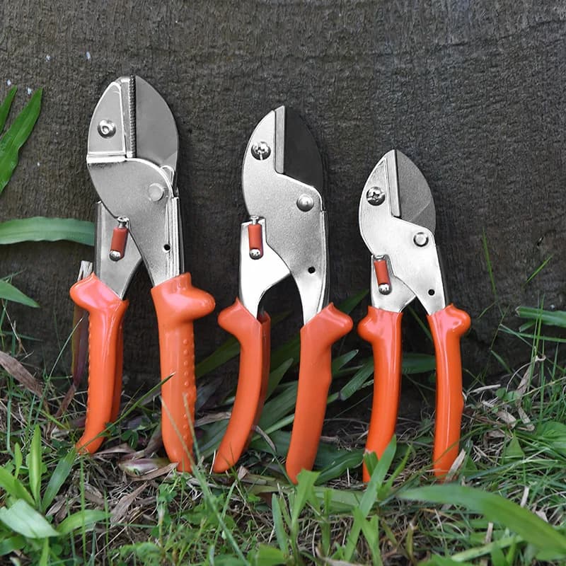 Forbici da Potatura Professionali per Giardino, Rami Grossi e Fiori, in Acciaio SK5, Tre Misure Disponibili